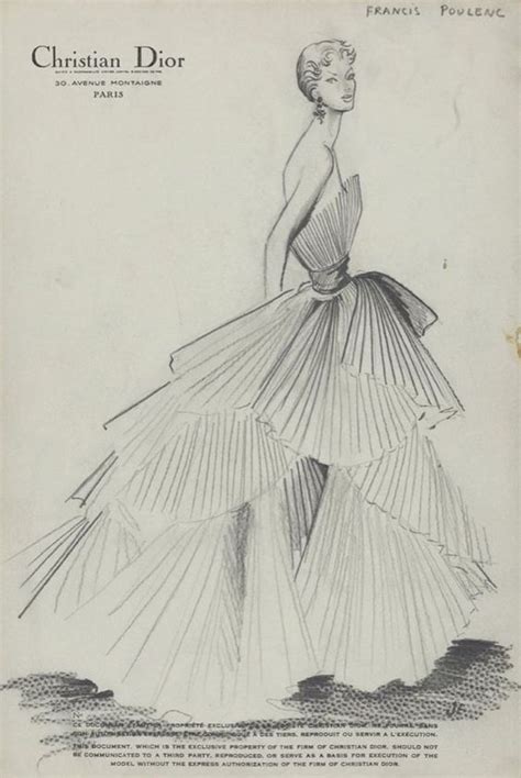 dior haute couture sketches